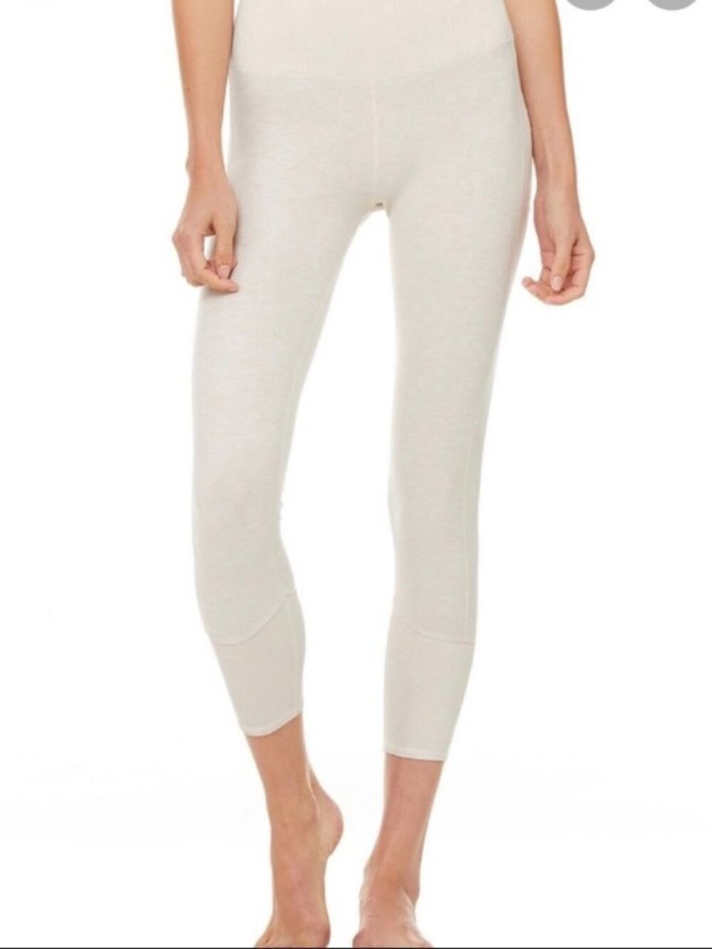 Alo Yoga AloSoft 7/8 Lounge Legging XS Bone Heather
